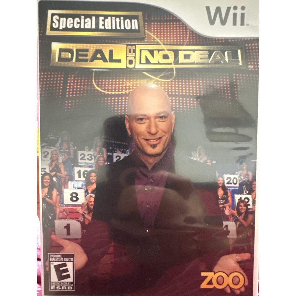 Nintendo wii Video Game, Deal or No Deal, Special Edition w/instruction Booklet